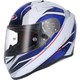 Shiro Hjälm SH-336 Crown Blue Carbon Storlek XS